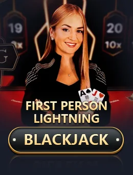 First Person Lightning Blackjack cover art